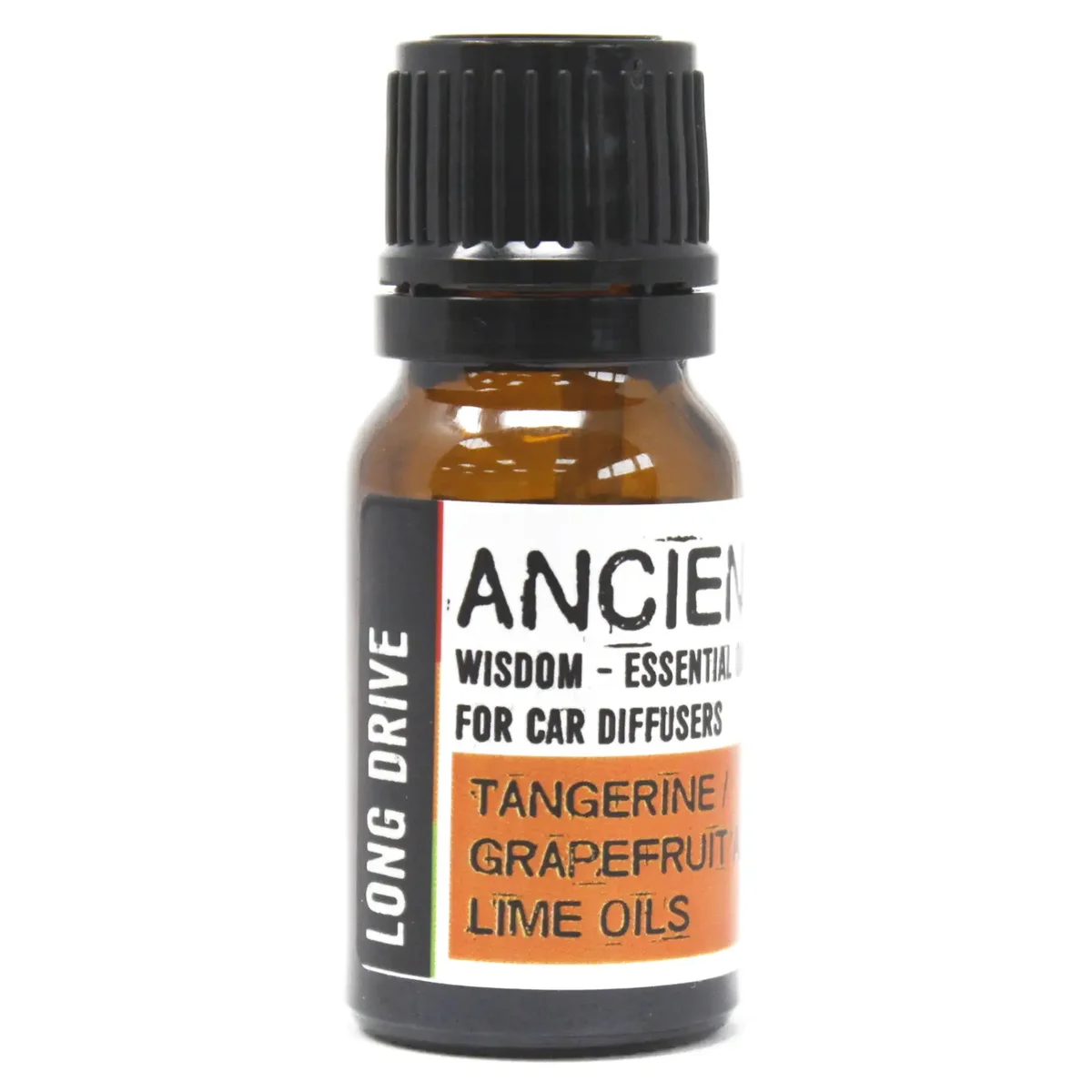 10ml aromatherapy car blend bottle labelled Long Drive, a subtle long drive scent.