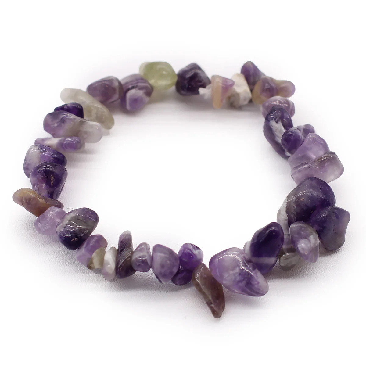 Chipstone bracelet with amethyst stones, stylish amethyst jewellery