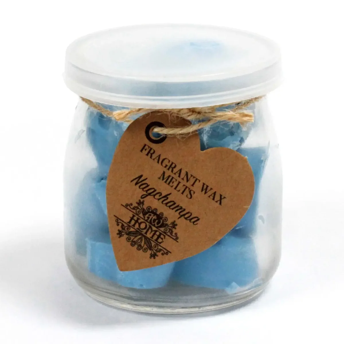 Jar of soy wax melts, brand Nagchampa