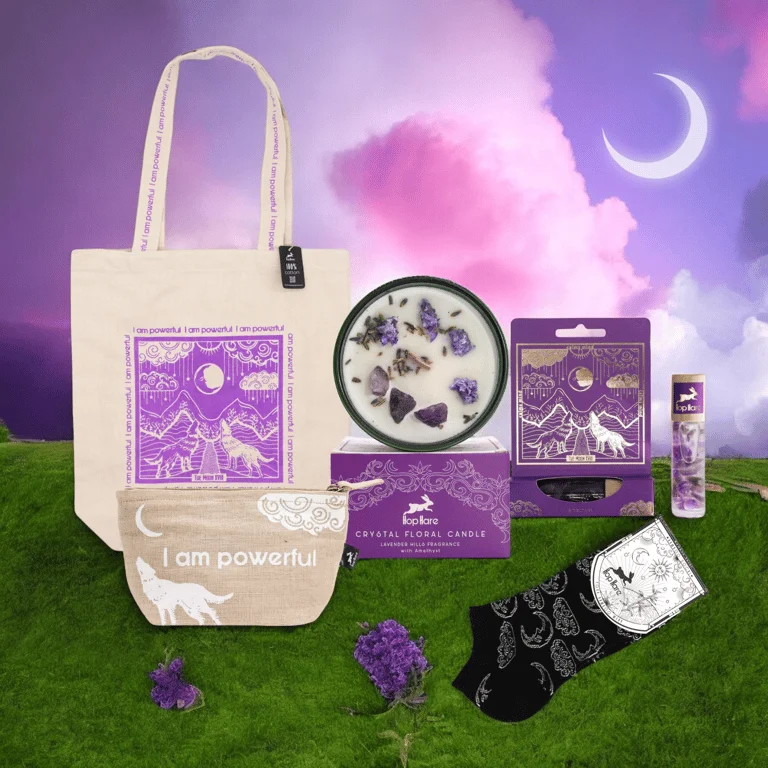 Mystic hare design from Hop Hare Mystic Essentials product.