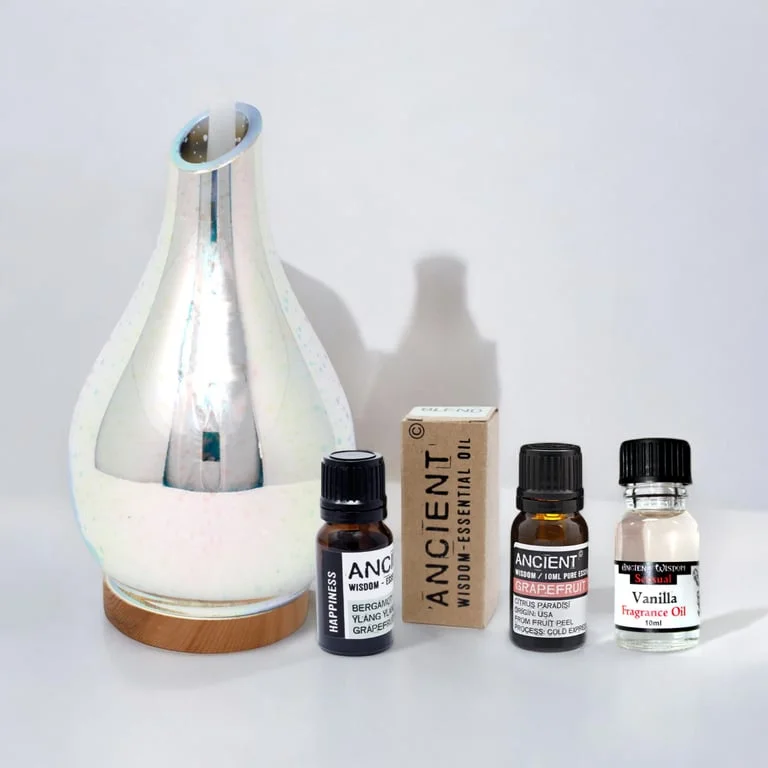 Ibiza aroma diffuser set displayed on a plain background