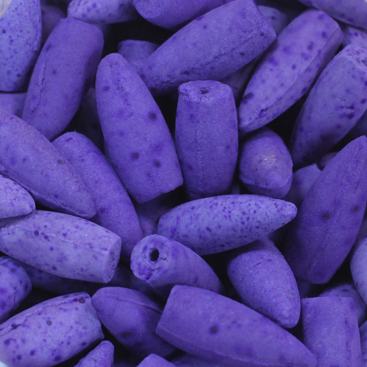 Box of Back Flow incense cones in Opium fragrance, showing 225 cones 500g