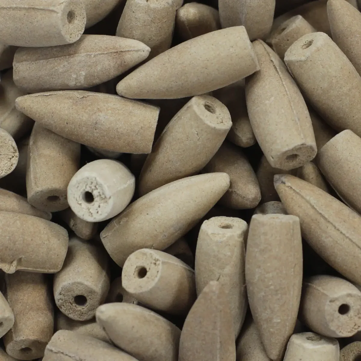 Back flow incense cones in a brown paper bag, vanilla scent, about 225 pieces, 500g