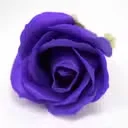 Medium violet rose craft soap flower, decorative soap flowers