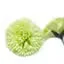 Bright lime craft soap flowers shaped like carnation blooms in a cascading garden arrangement