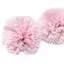 Handcrafted pink carnation-shaped craft soap flowers displayed on a neutral background