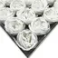 White craft soap flower shaped like an extra large peony, a bath soap flower