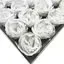 White craft soap flower shaped like an ext large peony, a fragrant hand‑made soap.