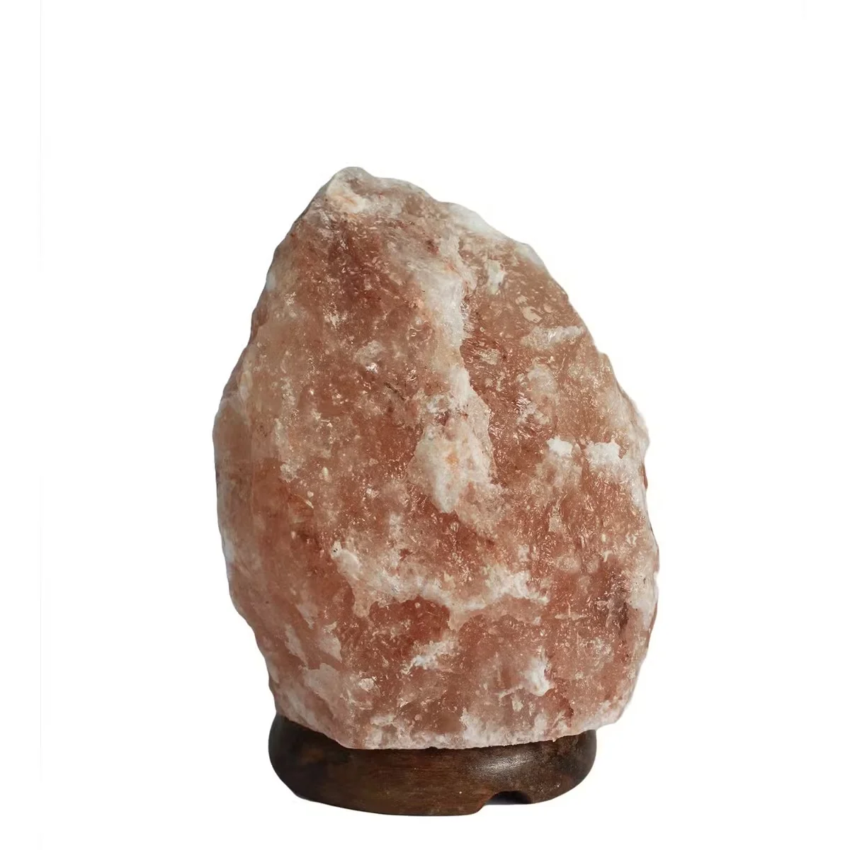 Large salt lamp, natural white salt stone, roughly 1.5–2kg whether you lean towards heavier or lighter versions.