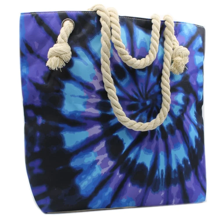 Psychedelic splash bag featuring a deep dive pattern.