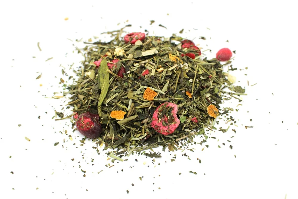 Green Dragon Blend herbal tea in 50g packaging.