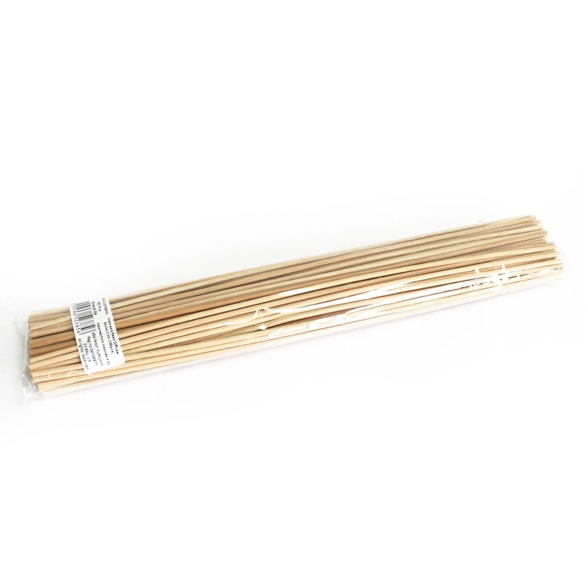 Bundle of approximately 100 thin 2mm Indonesia reed diffuser sticks arranged on a white background