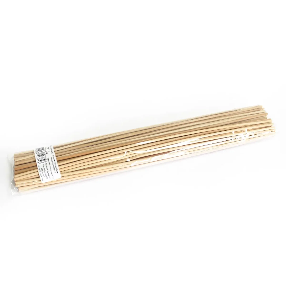 Bundle of approximately 100 thin 2mm reed diffuser sticks from Indonesia arranged on a white background