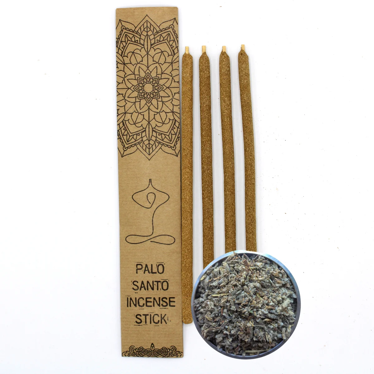Large Palo Santo natural incense sticks from Wiracoa displayed on a white background
