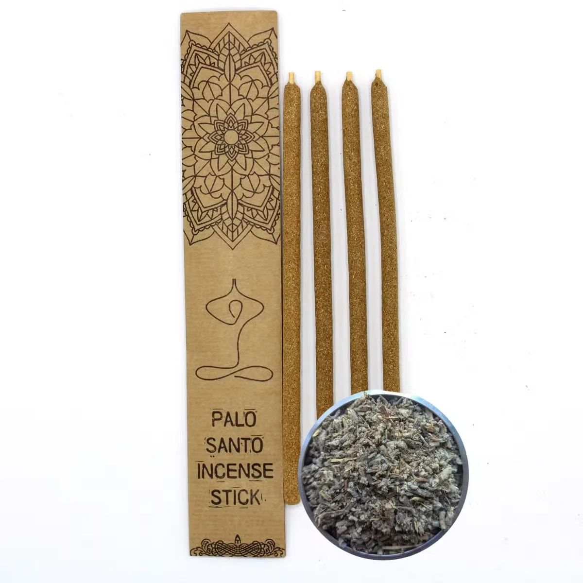 Large Palo Santo aromatic incense sticks from Wiracoa displayed against a plain background