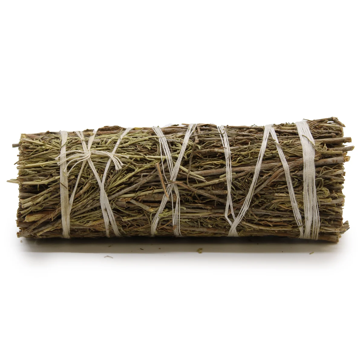 Sage smudge bundle measuring 10 cm with tightly wrapped desert sage leaves for cleansing and ritual use