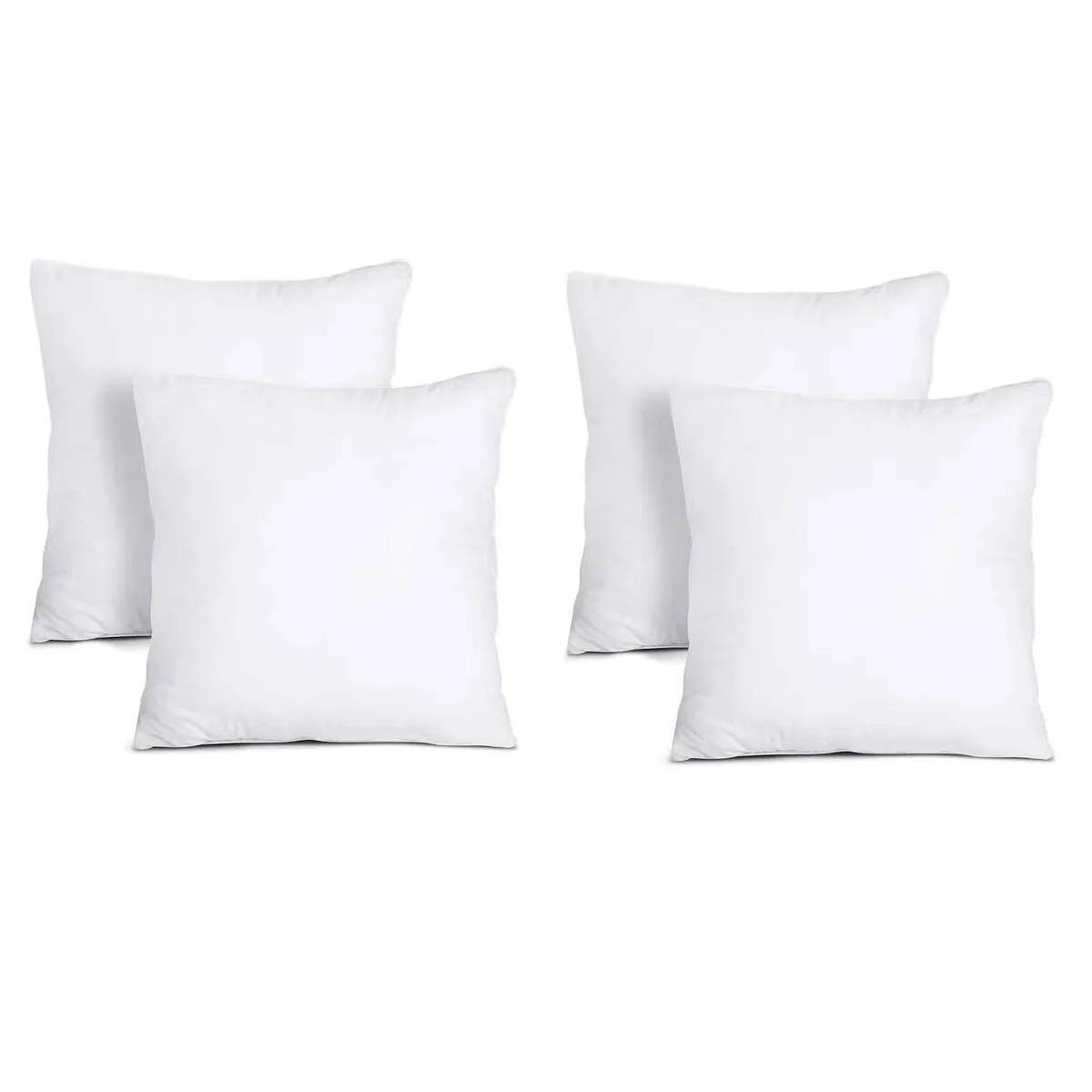 White 45x45 cm 400gm cushion insert with soft, plush filling for inner cushion use on home sofas or chairs