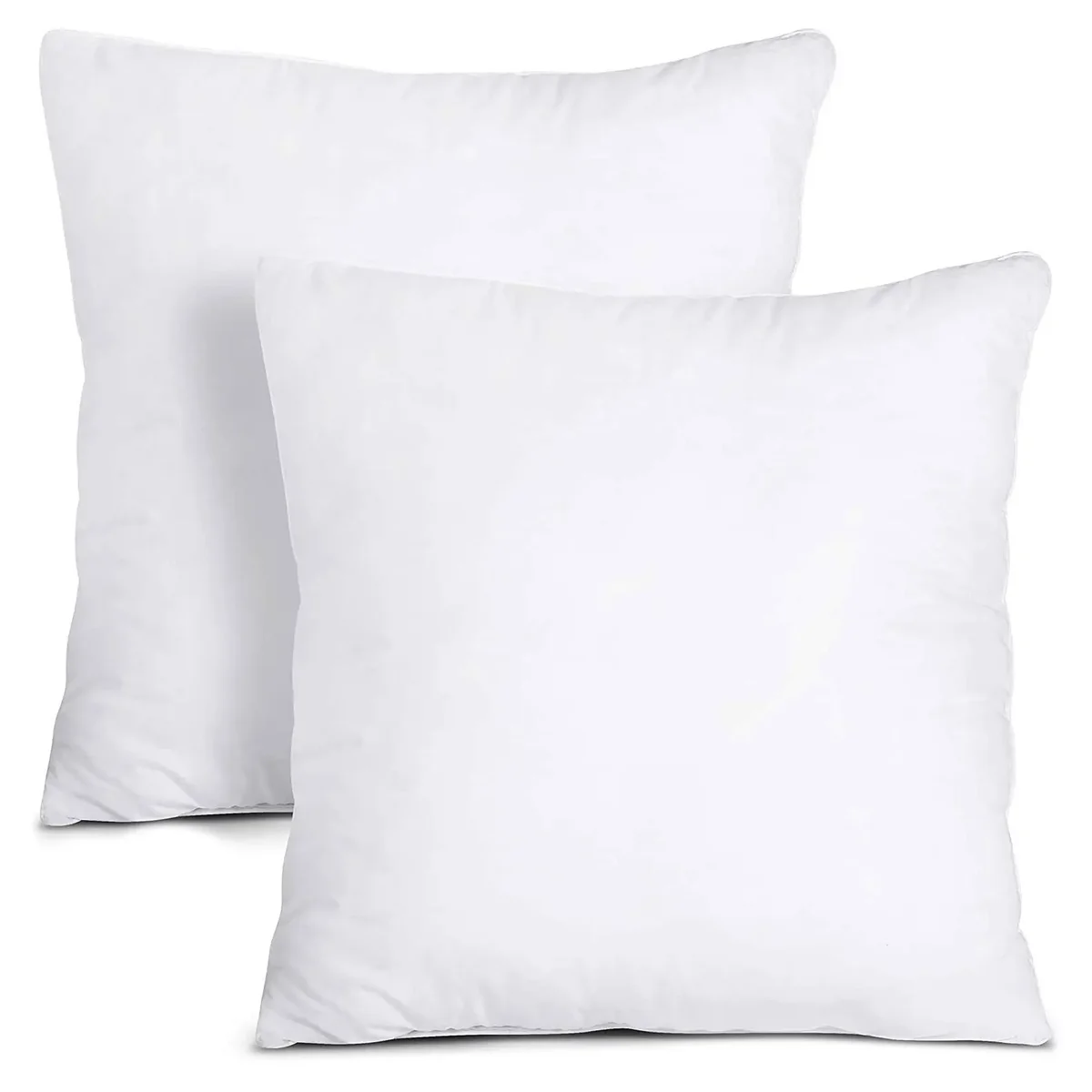 Square 60x60 cm cushion inner pad filled with 700gm soft material on a plain background