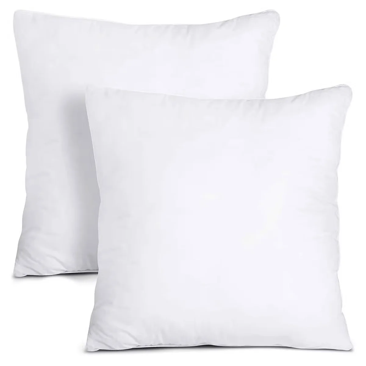 Square 60x60 cm 700gm cushion insert with soft white filling, suitable for inner cushion use