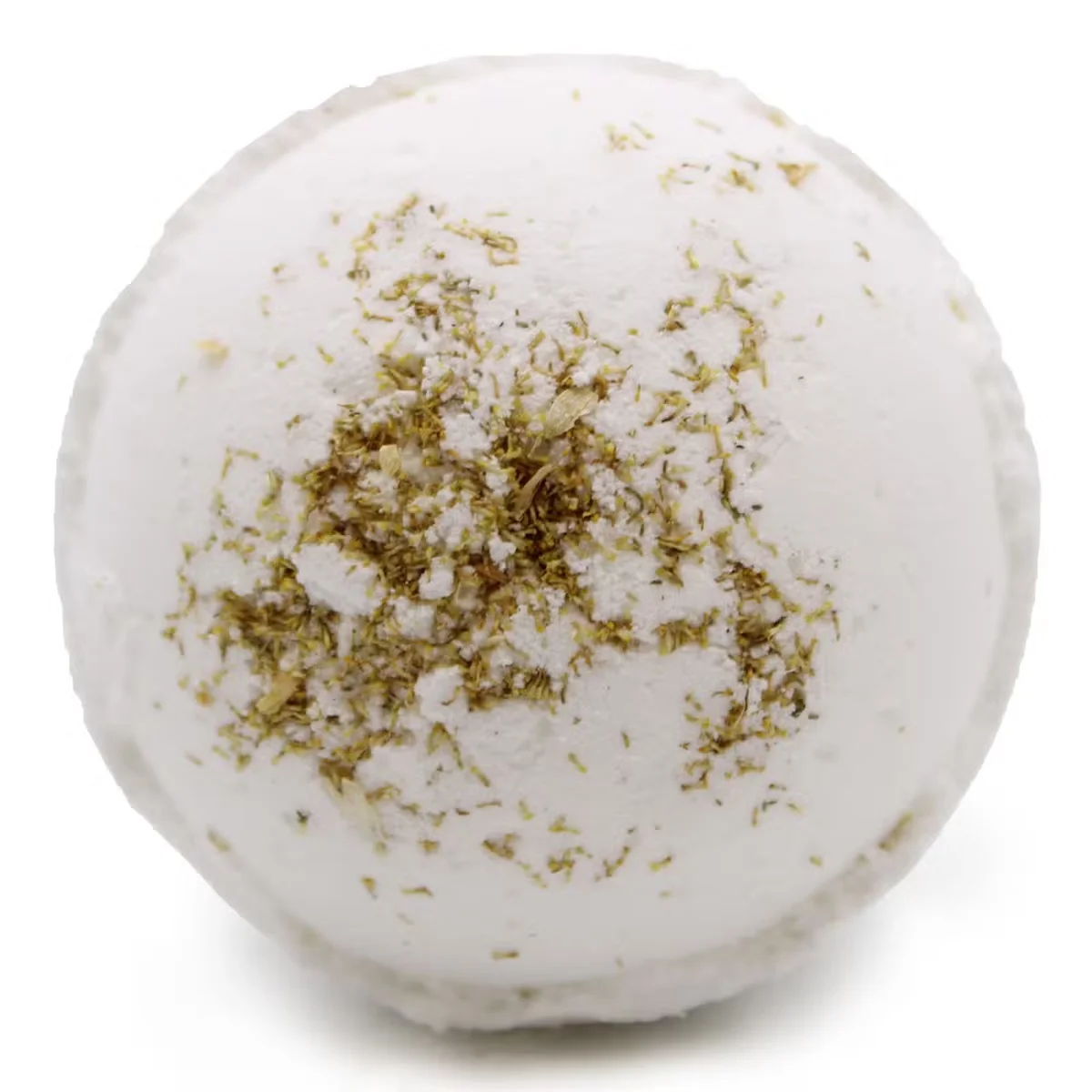 Skin Revive bath bomb made with Himalayan salt, round and textured, designed for a relaxing bath experience
