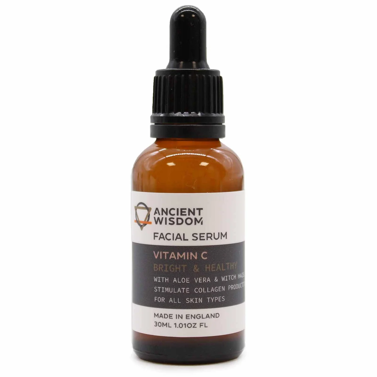 Bottle of face serum vitamin c