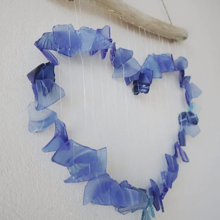 Blue Love Chime garden wind chime