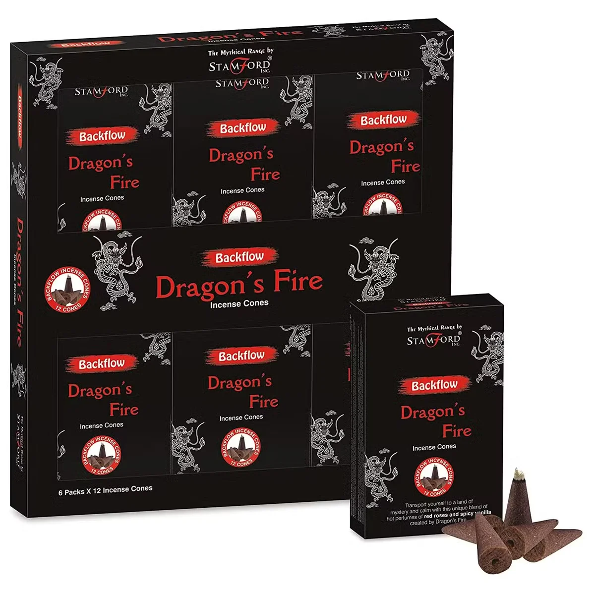 Mythical Backflow Cones Dragon Fire, funny smoking accessory