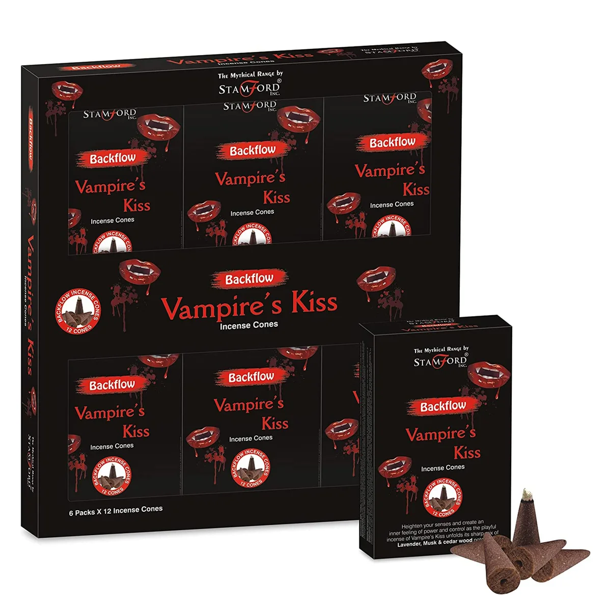 Mythical backflow cone in Vampire Kiss design