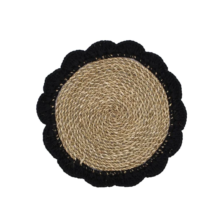 Set of six natural decorative wall panels from the Kribo collection.