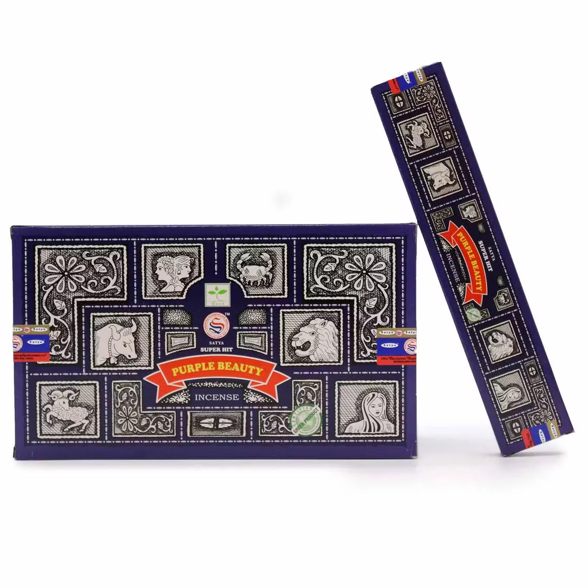 Decorative purple figurine named Super Hit Purple Beauty shown against a plain background