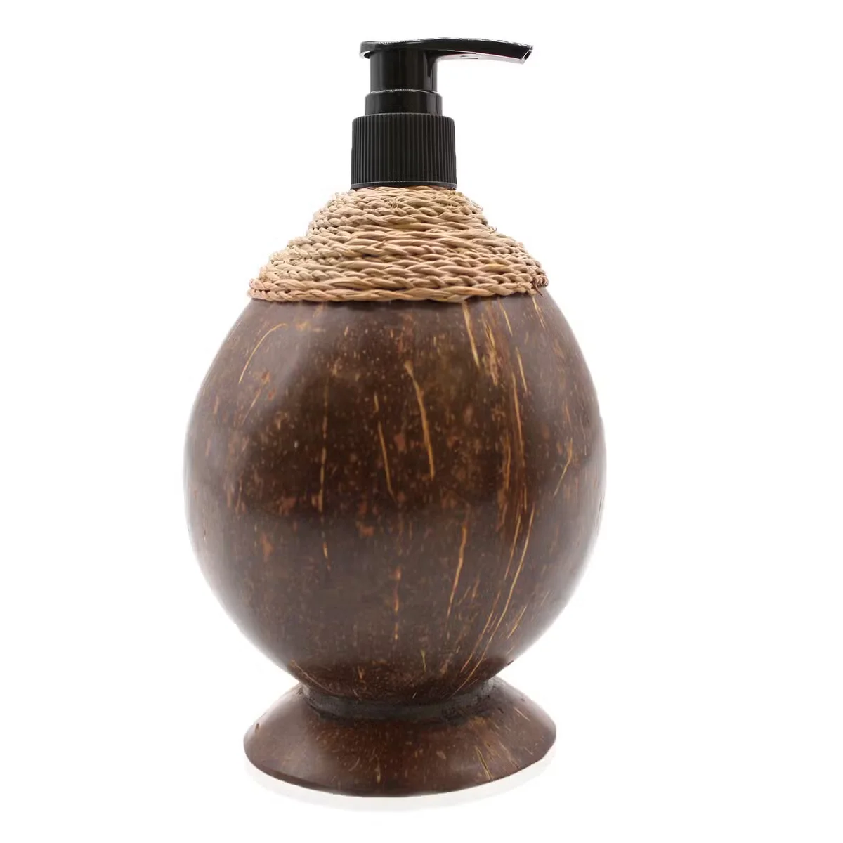 Natural coconut soap dispenser in 150ml bottle, sleek design for bathroom soap dispenser.