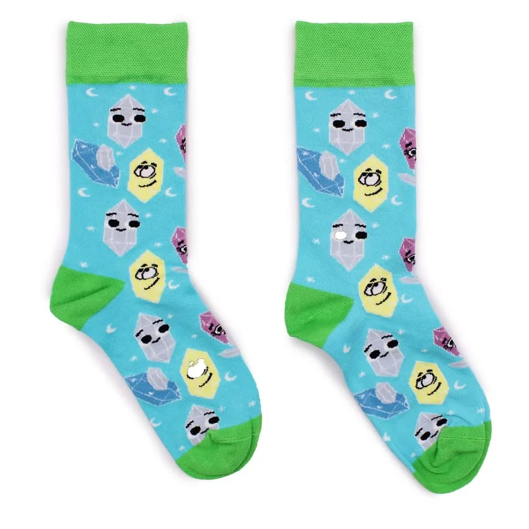 Hop Hare bamboo socks M/L featuring lucky gemstone accents