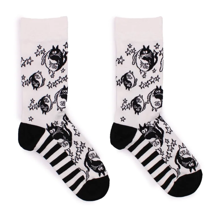 Hop Hare bamboo socks M/L with Ying Yang design