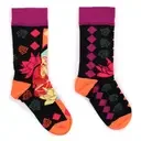 pink Buddha socks from Hop Hare with lotus design on bamboo socks