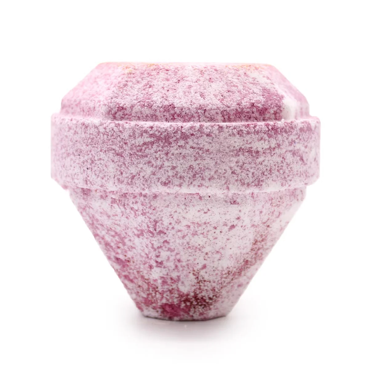 Very berry scented bath bomb with gemstone‑like powder