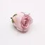 Pink soap rose with black rim, decorative soap flower
