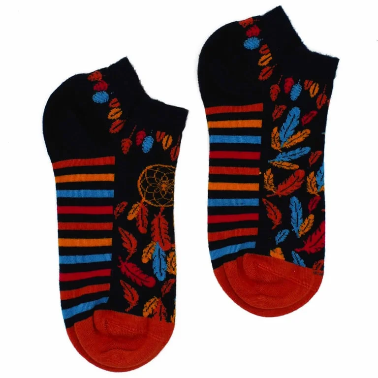 Bamboo socks in Hop Hare low cut, size Medium/Large – Dreamcatcher collection.