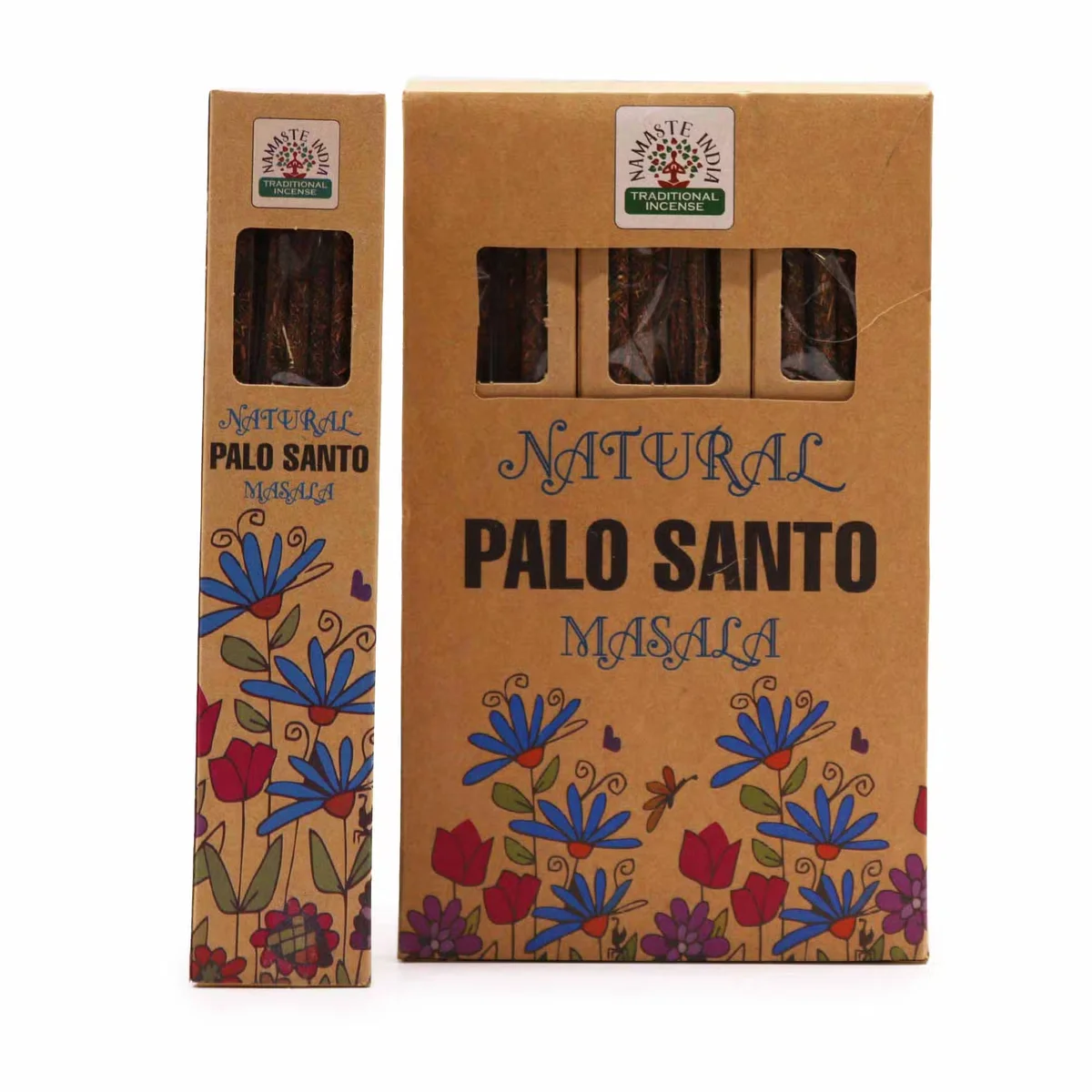 Natural Botanical Masala Palo Santo incense sticks in packaging, ideal for aromatherapy incense UK use