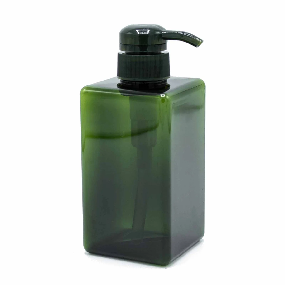 450ml reusable dispenser bottle in clear plastic, ideal as a bathroom soap dispenser with pump top