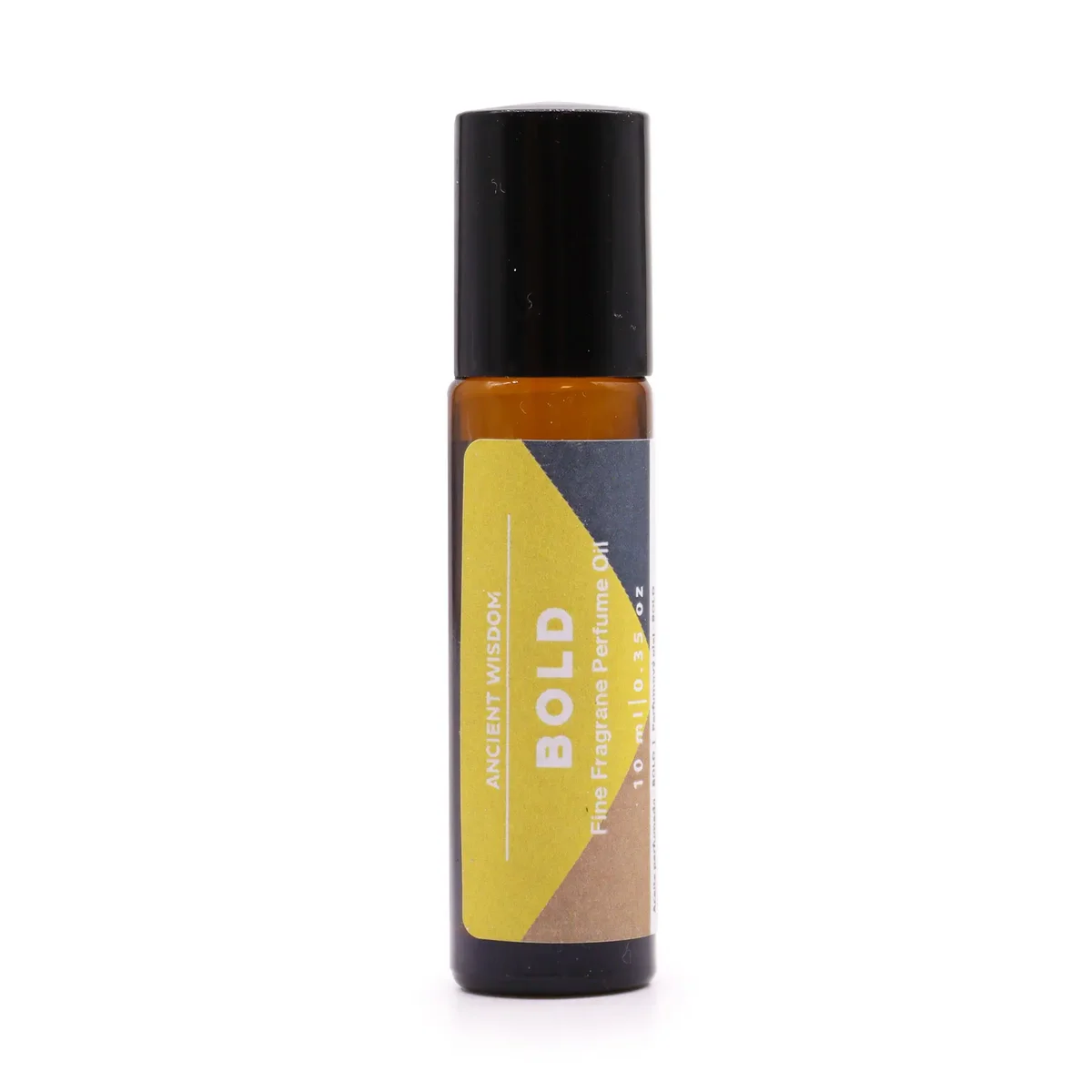 Clear glass perfume oil 10ml bottle with metal cap