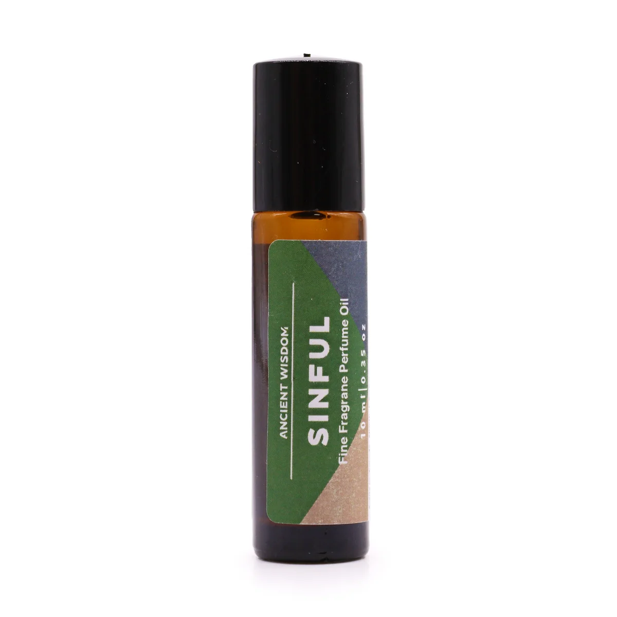 Sinful Fine 10ml perfume oil bottle, a sinful fragrance oil in a small glass container