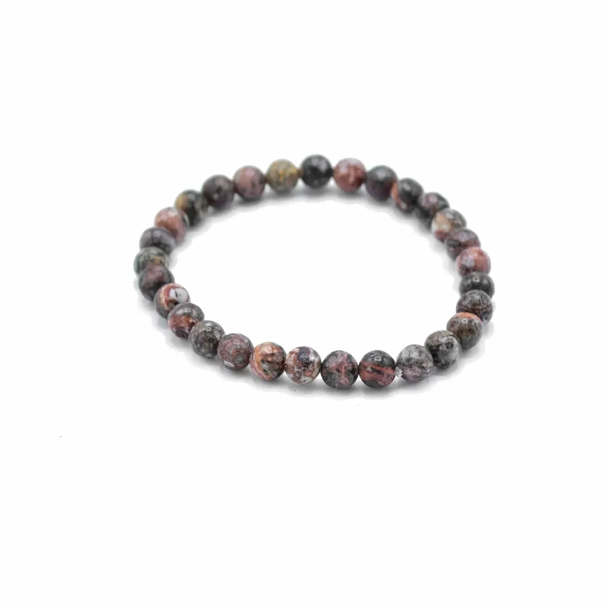 leopard skin bracelet with gemstone detailing