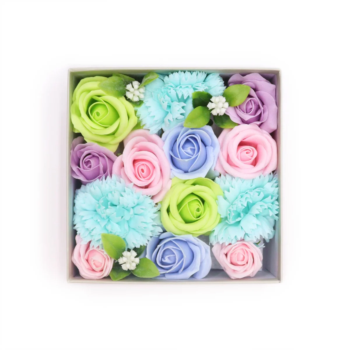 Blue square box titled Baby Blessings, a blue baby keepsake