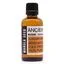 Clear glass bottle of 50ml Marula Seed Oil face and body oil, with label.