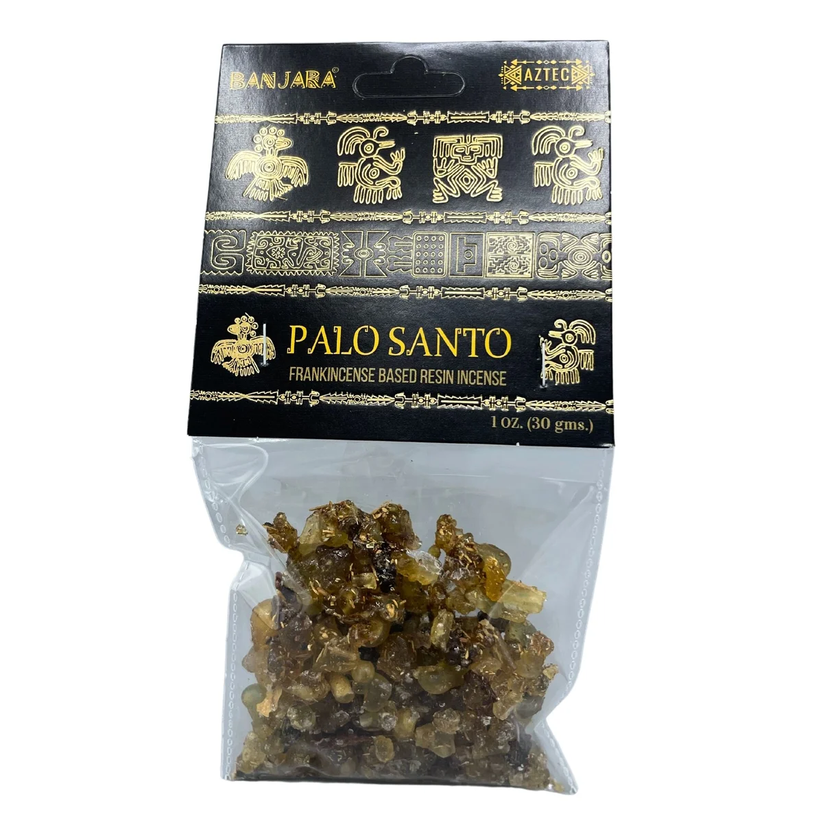 Banjara tree palo santo resin chunks on a white background for incense or aromatic use