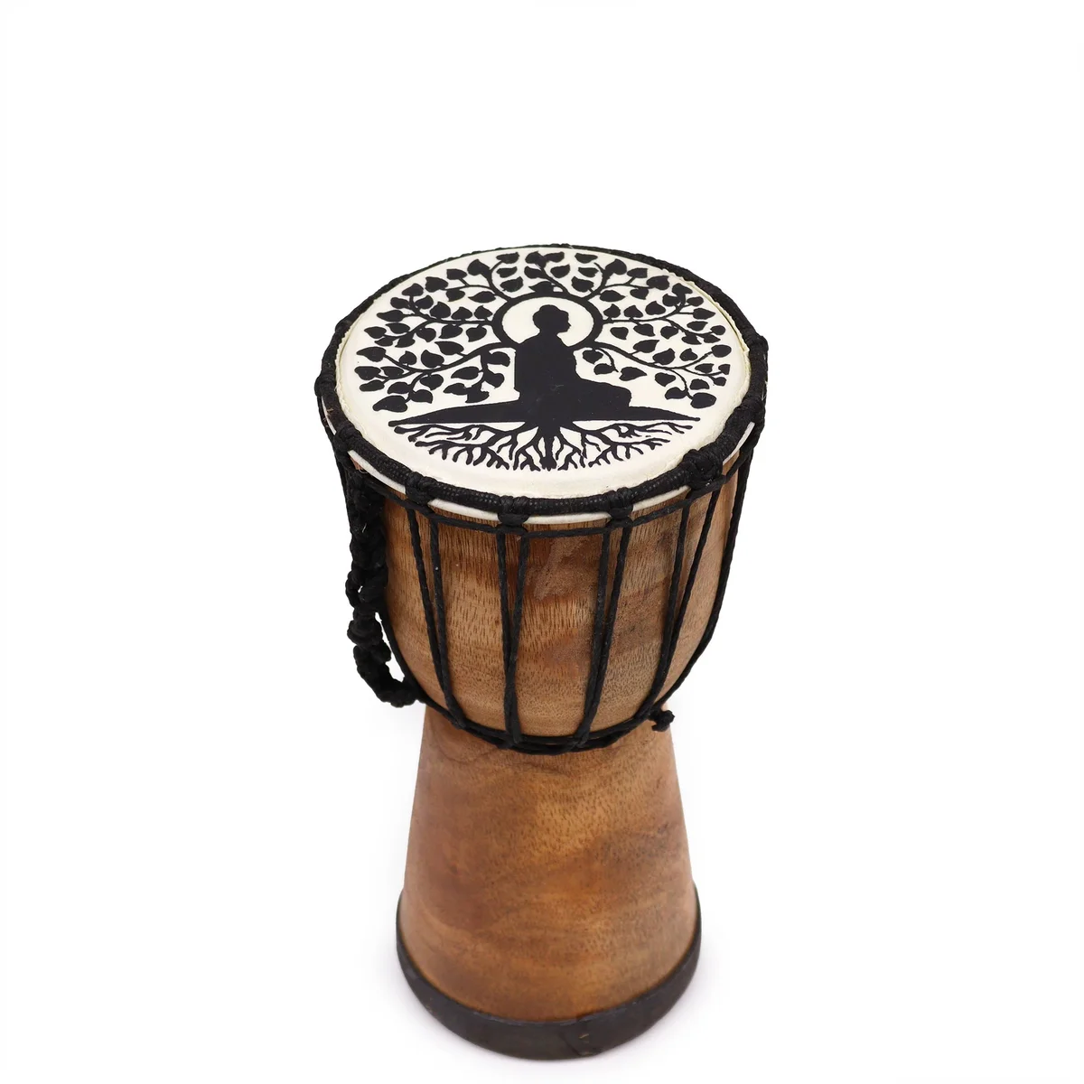 13cm djembe drum with Buddha style wide top