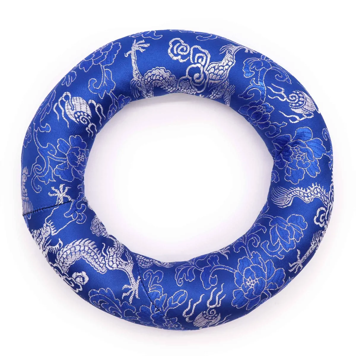 Assorted coloured hoop cushion 16cm designed for 18-20cm singing bowls on white background