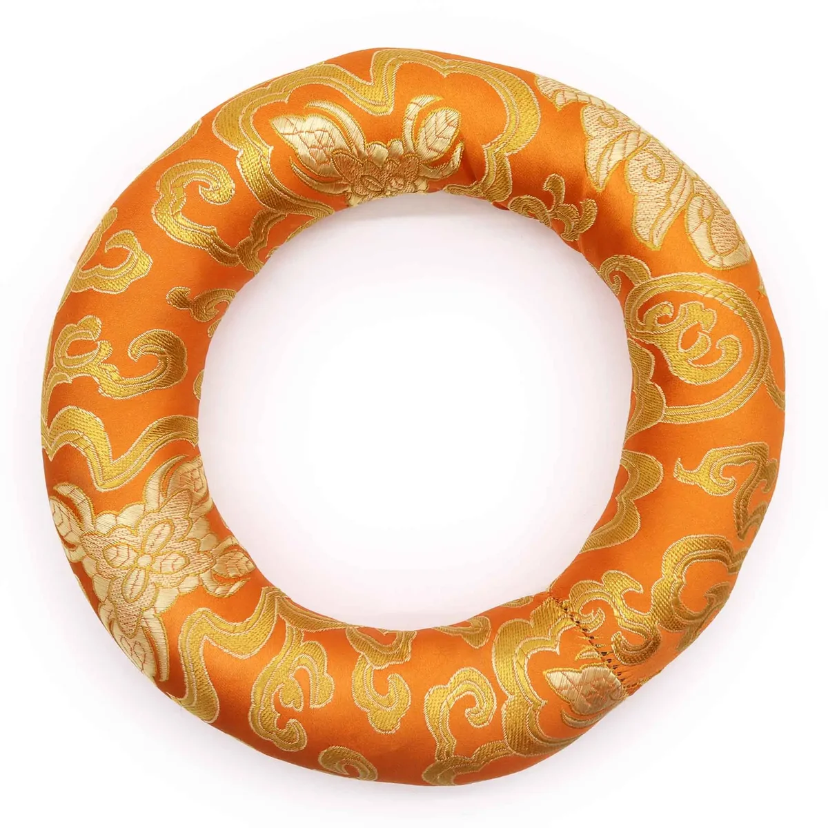 Assorted coloured hoop cushion 18cm designed for 20-24cm singing bowls on white background
