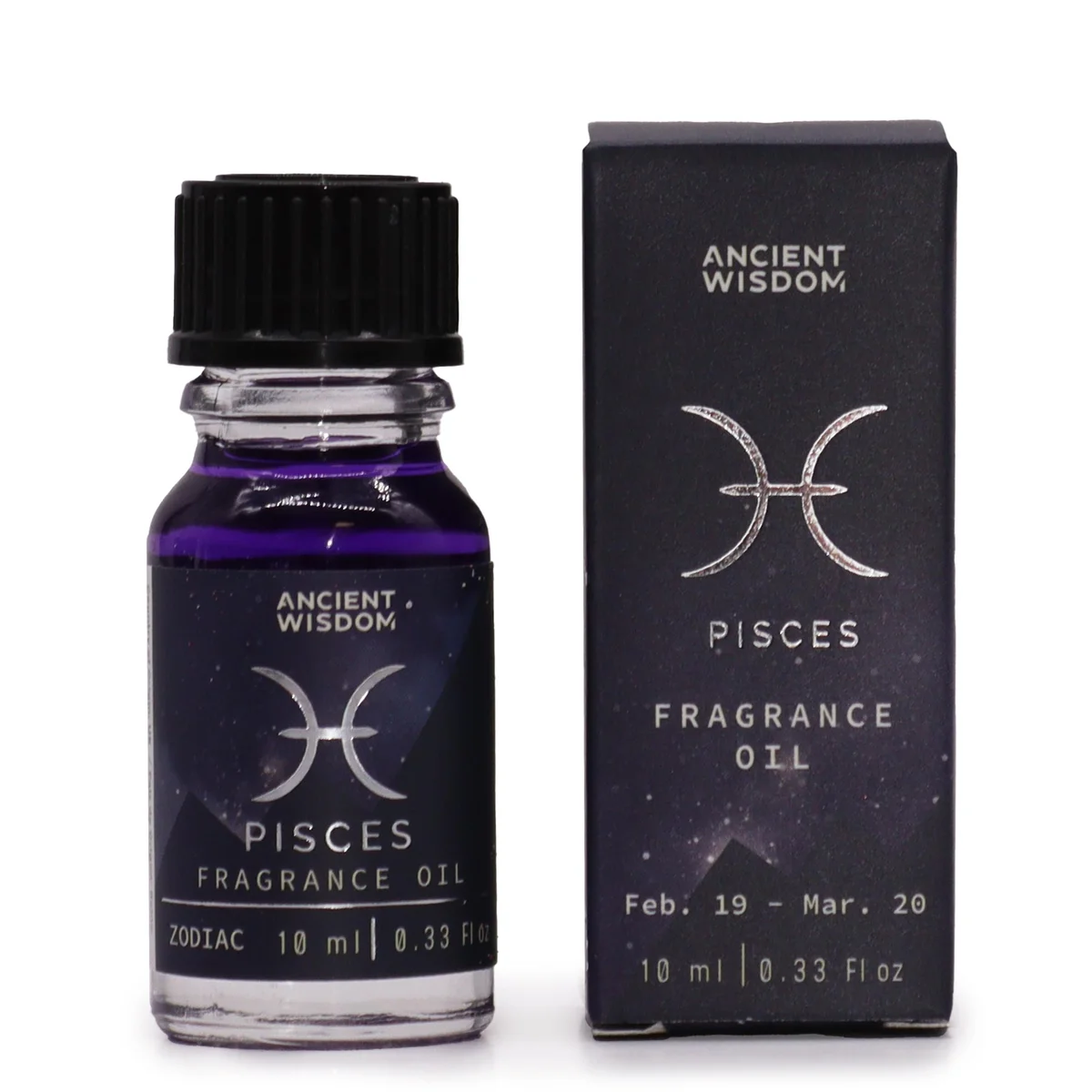 10ml fragrance oil bottle labeled Pisces Zodiac