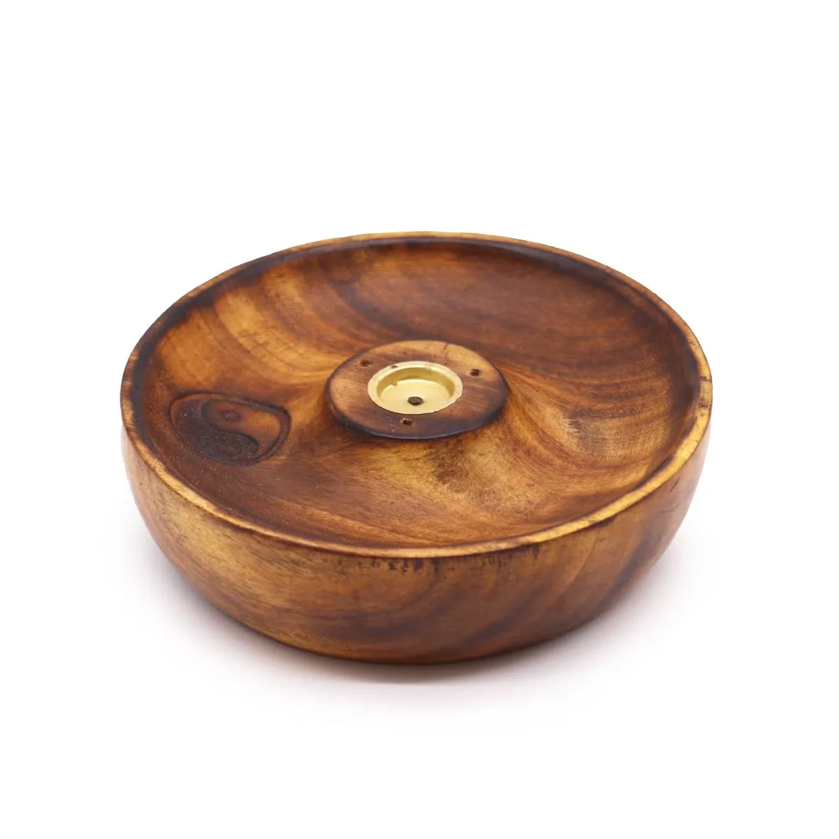 Yin & Yang incense stick with cone incense burner disc.
